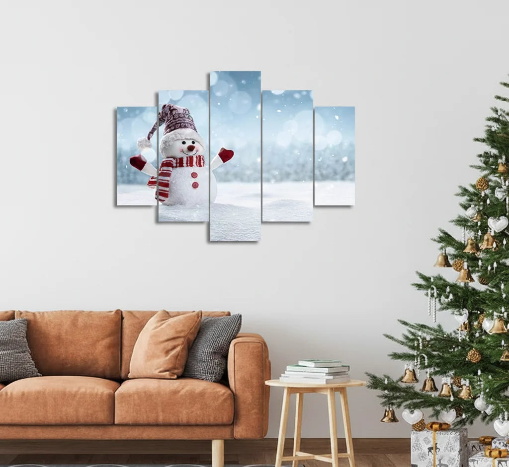 Cuadros Navideños🎄 5 piezas