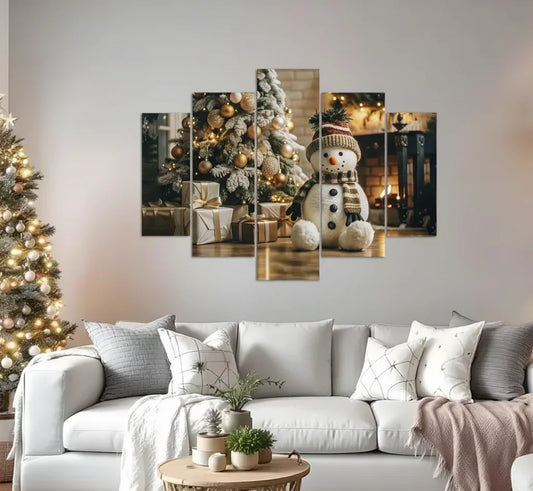 Cuadros Navideños🎄 5 piezas