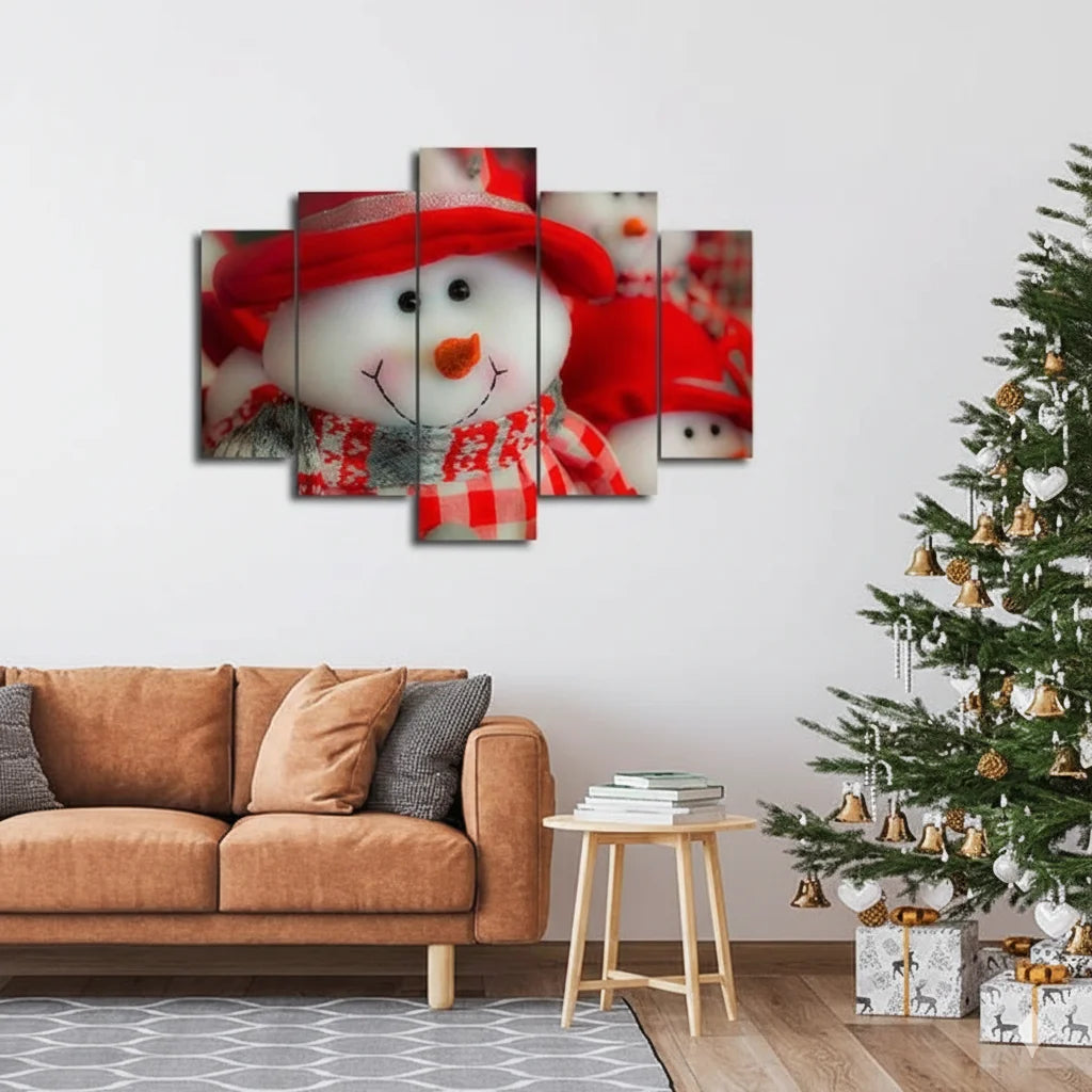 Cuadros Navideños🎄 5 piezas