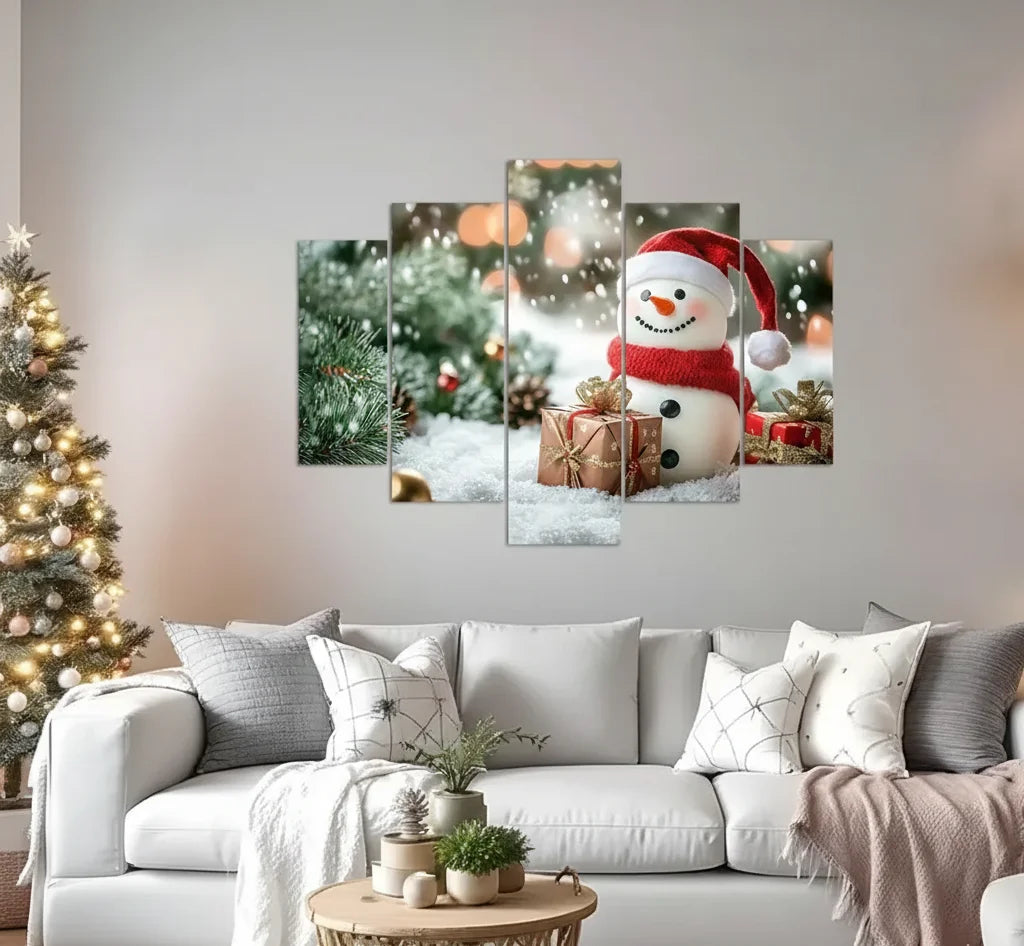Cuadros Navideños🎄 5 piezas